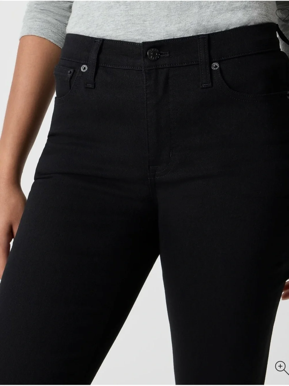 J Crew Flare crop black jean in all-day stretch Size 32